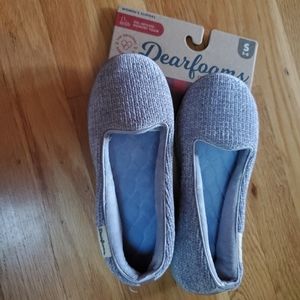 DEARFOAMS GRAY WOMAN'S SLIPPERS